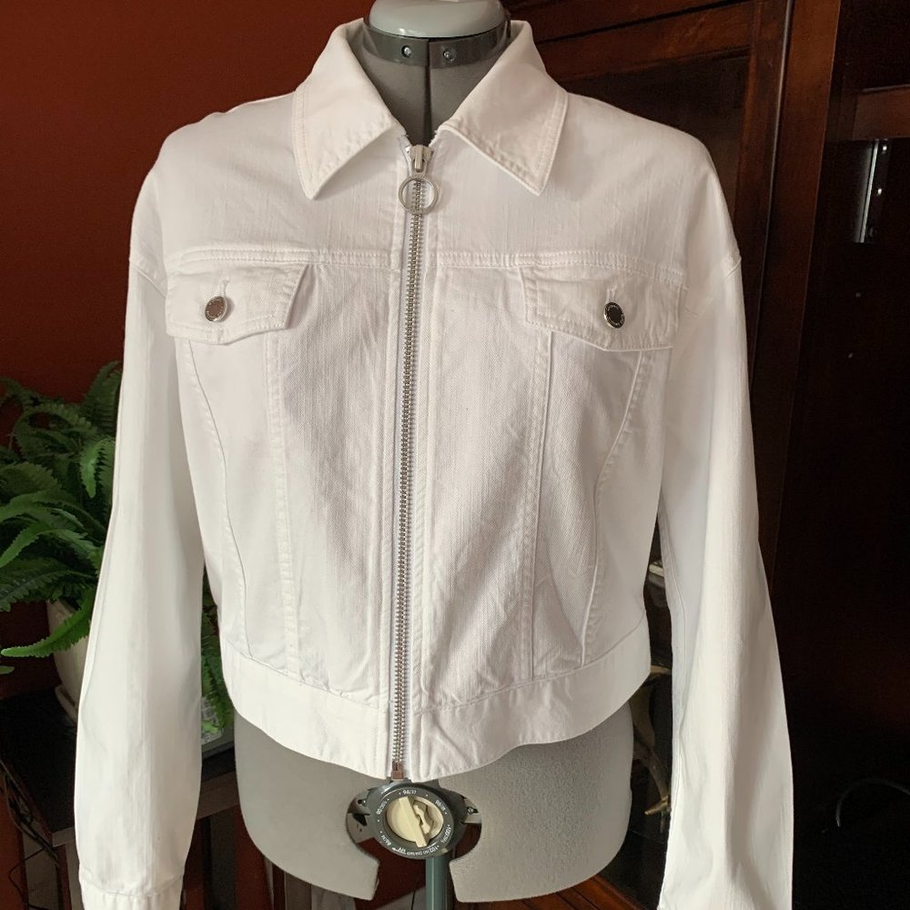 Michael Kors Zippered Jean Jacket